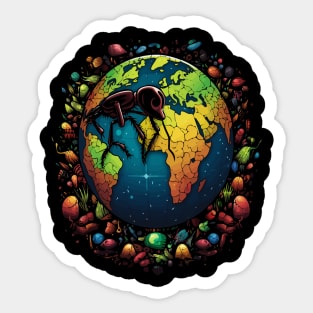 Ant Earth Day Sticker